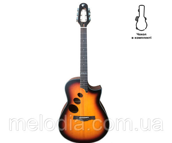 Електроакустична гітара Alfabeto GammaEQ (Sunburst) + чохол