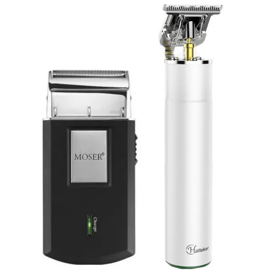 Комбо-набір Hatteker Professional Trimmer + Moser Mobile Shaver (SK-113-GR+3615-0051)