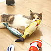 Мягкая игрушка для котов с кошачьей мятой рыбка 004, фото 2