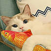 Мягкая игрушка для котов с кошачьей мятой рыбка 004, фото 3
