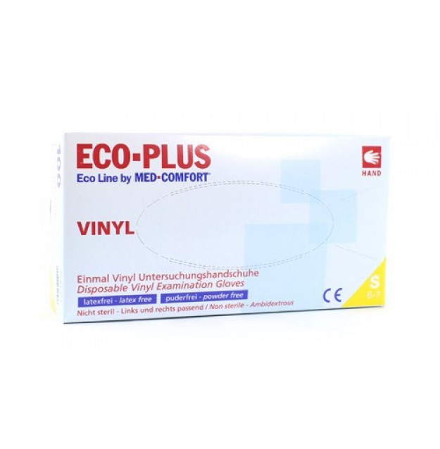 Рукавички Вінілові Eco-plus S, фото 1