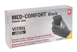 Рукавички Вінілові Med-Comfort Black S