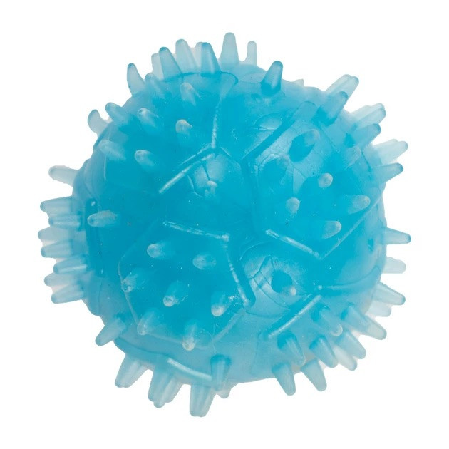 М'ячик для собак іграшка тверда Agility 6 см синя для невеликих собак