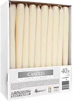 Свічка столова 24,5см. 40x Candles 7h