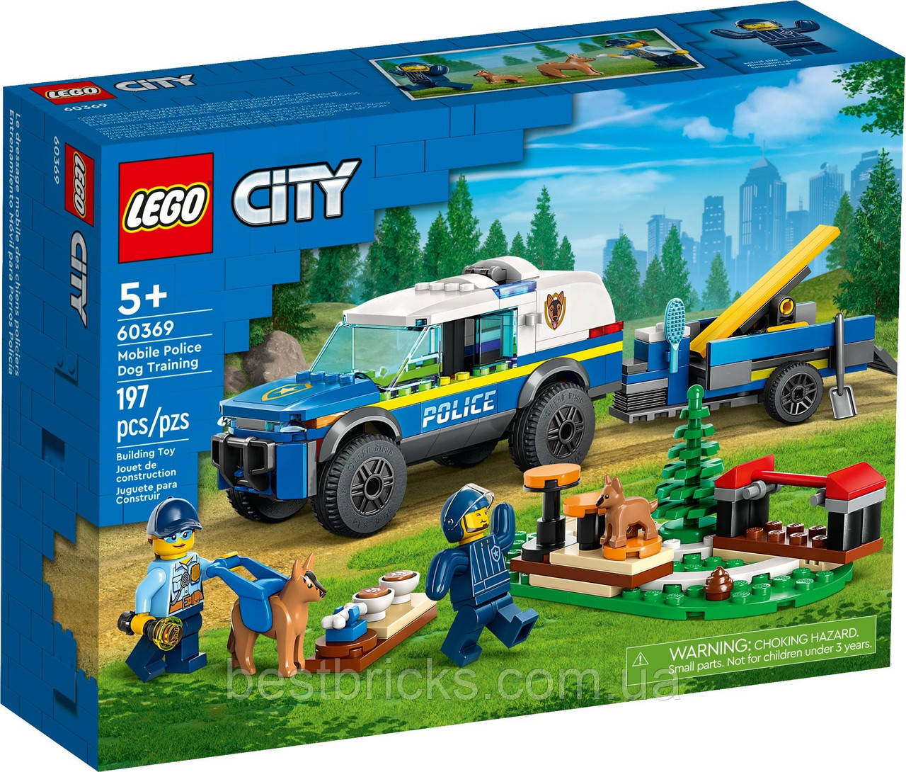 Lego City Дресирування поліцейського собаки на виїзді 60369, фото 1