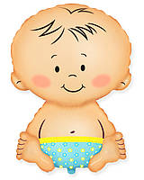 Фольгована міні-куля Малюк хлопчик (Flexmetal)