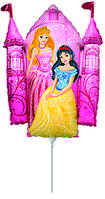 Фольгированный мини-шар Замок и принцессы (Flexmetal)
