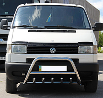 Кенгурятник нержавіюча сталь на Volkswagen T4 Transporter