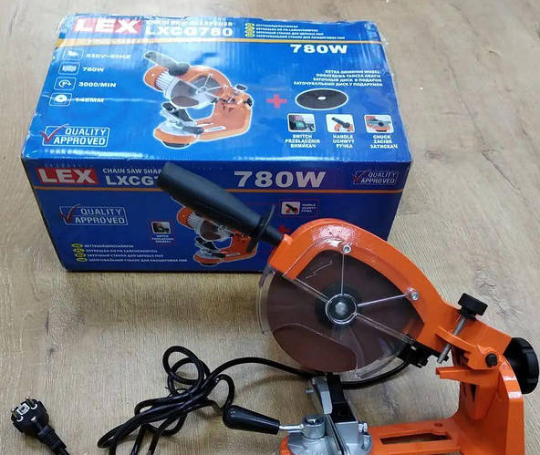 Профессиональный станок для заточки цепей LEX 780W (LXCG) Заточной ...
