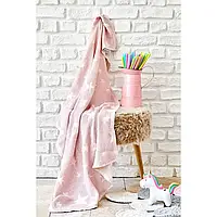 Дитяче покривало піке Karaca Home — Baby star pembe рожевий 80*120