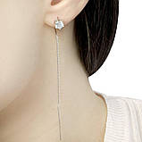 Срібні сережки SilverBreeze з фіанітами (1583937), фото 3