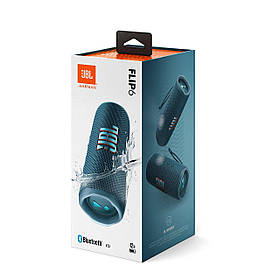 Потативна оригінальна колонка JBL FLIP 6 Blue синього кольору. Оригінал.