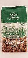 Зерновой кофе купаж арабики и робусты Кава зі Львова Львівська 1000г