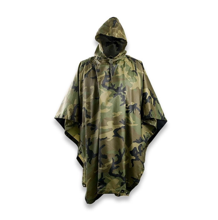 Пончо, Палатка, Плащ + Чохол Helikon-tex US. ModelHelikon-tex US Woodland PO-MUS-PO-03