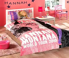 Постільна білизна Tac Disney - Hannah Montana Star 160*220 підлітків