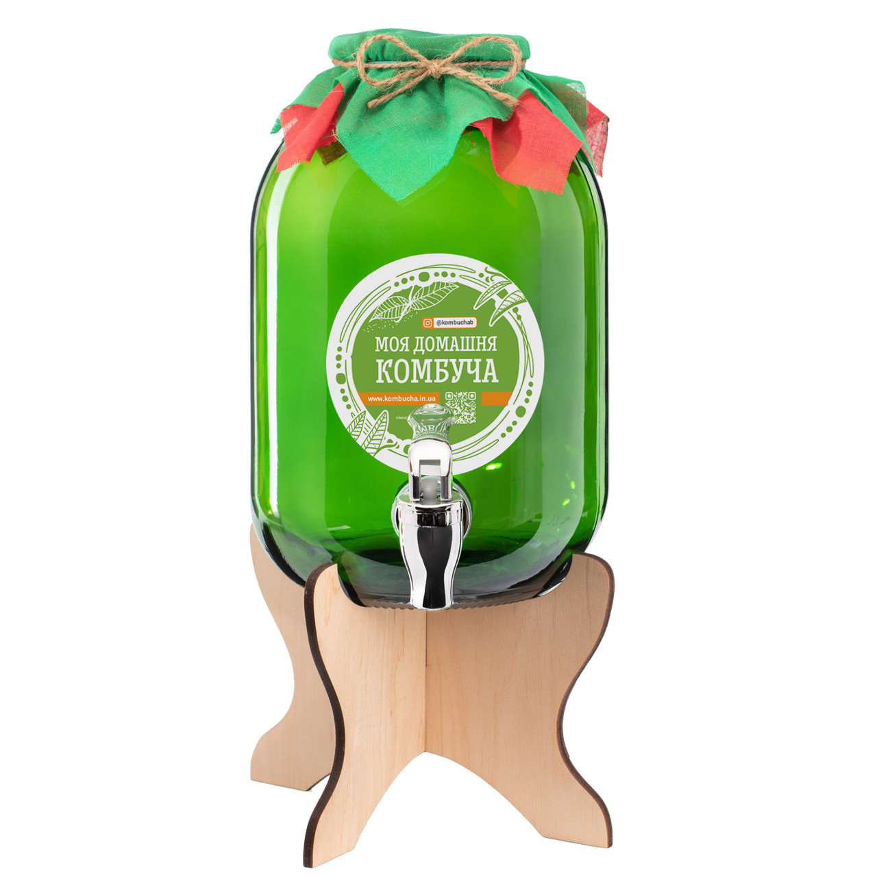 Купить Чайный Гриб Набор для приготовления Комбучи Средний KomBUCHA BOX ...