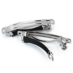 Основа для шпильки автомат прямокутна з силіконовим захистом 60х8 мм Платина 1 шт.