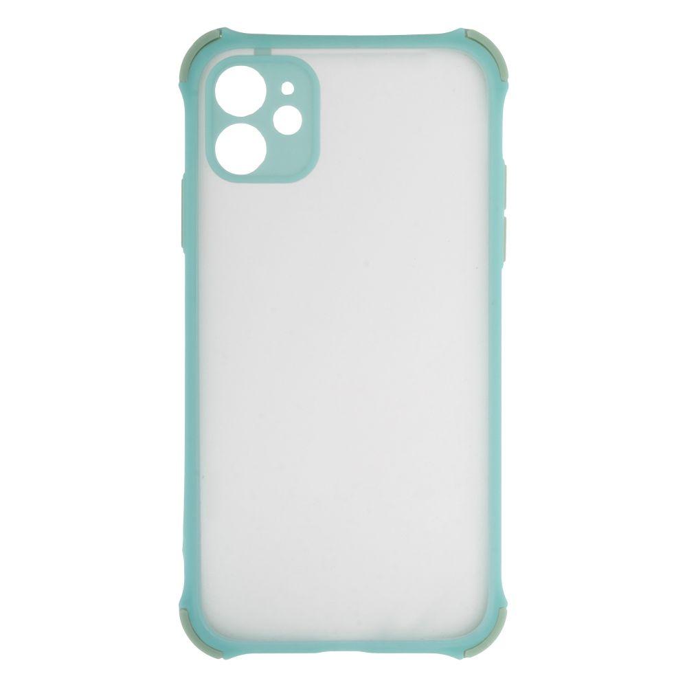 Силіконовий чохол TOTU Armor with Frame для iPhone 11 Бірюзовий