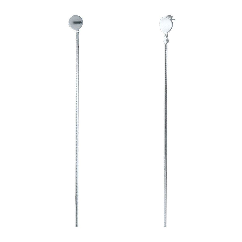 Срібні сережки ortex без каменів (1999967), фото 1