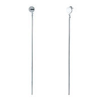 Срібні сережки ortex без каменів (1999967)