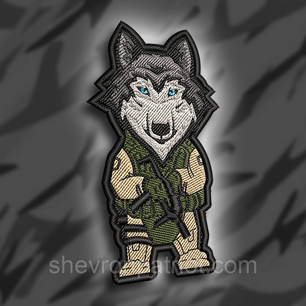 №153 Шеврон Вовк, фото 1
