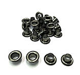 Блочка-люверс №4 темний нікель 6мм (5000 шт), фото 4