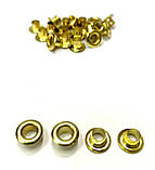 Бличка-люверс No4 золото 6 мм (5000 шт.), фото 5