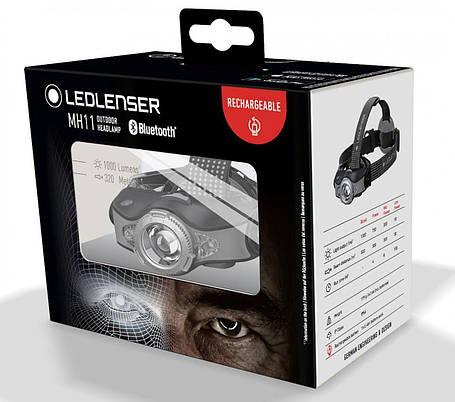 Налобний ліхтар Led Lenser MH11 Outdoor Black&Gray (500996), фото 3