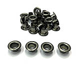 Блочка-люверс №4 темний нікель 6мм (5000 шт), фото 2