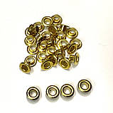 Бличка-люверс No4 золото 6 мм (5000 шт.), фото 2