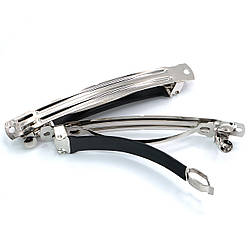 Основа для шпильки автомат прямокутна з силіконовим захистом 97х11 мм Платина 1 шт.