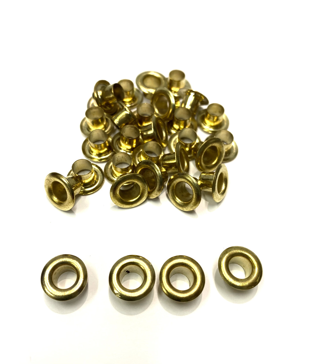 Бличка-люверс No4 золото 6 мм (5000 шт.), фото 1