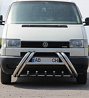 Кенгурятник  нерж  на Volkswagen T4 Transporter