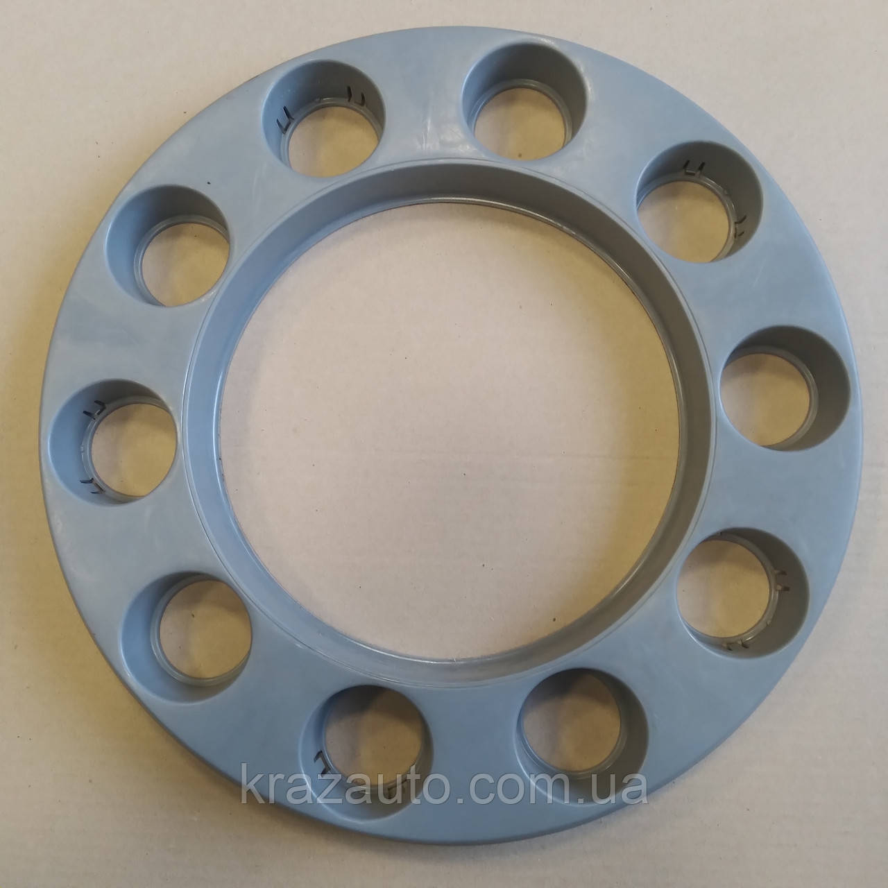 Ковпак колеса переднього декору. 22.5", 10 отв. пластик сірий (01.1121.1717) TP99-79-01, фото 1