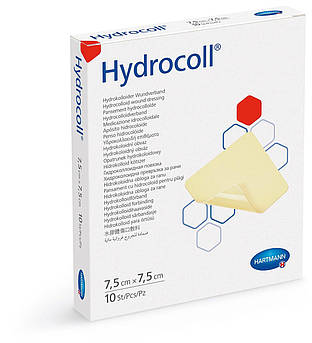 Гідроколоїдна пов'язка Hydrocoll (Гідрокол) Hartmann 7,5 х 7,5 см, 900948