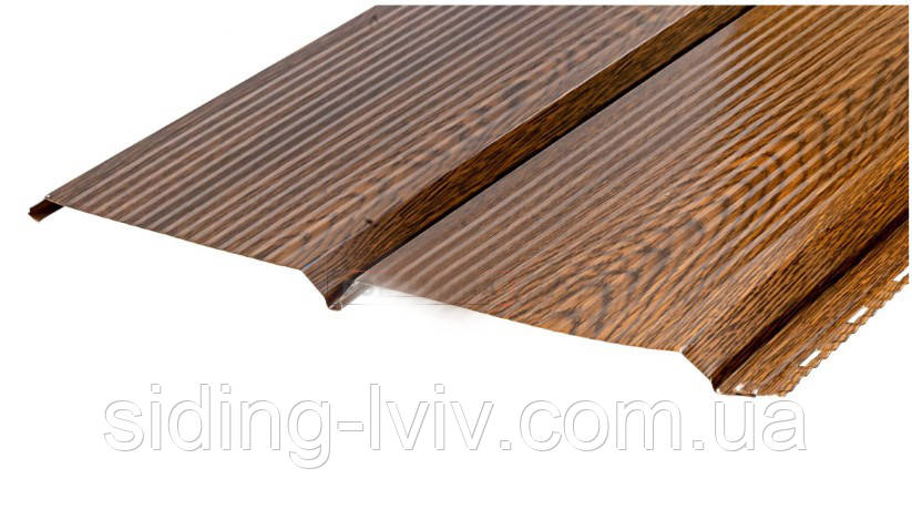 Купить Металевий сайдинг фальш брус Золотий дуб глянець в Львове от ...