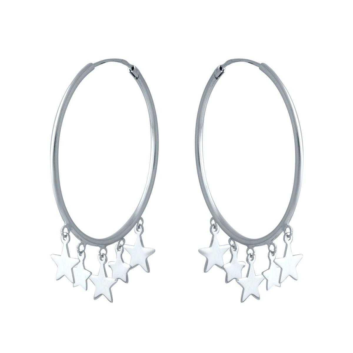 Срібні сережки SilverBreeze без каменів (2005766)