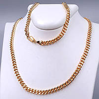 Ланцюжок Xuping. Довжина: 60 см. Ширина: 4 мм. Плетіння: Кардинал