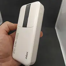 Потужний Power Bank 20000 mAh 22.5W QC 3.0 швидке заряджання 2 USB+ Type-C дисплей Павербанк Inkax PBQ-07, фото 3