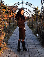 Дублянка жіноча натуральна Б/У 40-42 чорний