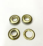 Блискава-люверс No24 золото 10 мм (1000 шт.), фото 3