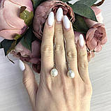 Срібні сережки SilverBreeze з натуральними перлами барочним 21.075ct (2069300), фото 2