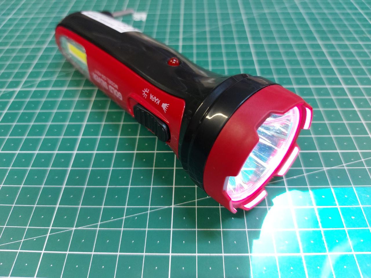 Ліхтарик ручний акумуляторний 400mAh. GOLD SILVER GS-4511