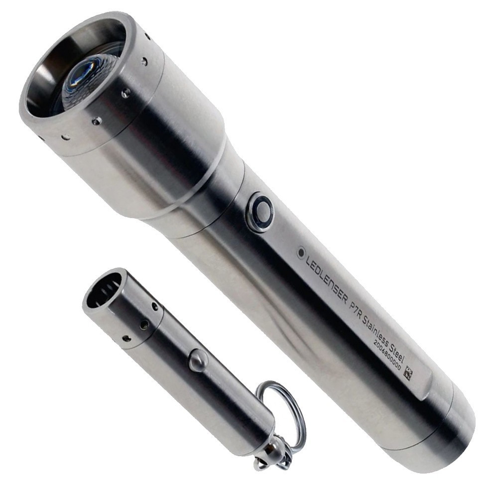 Подарунковий набір ліхтарів Led Lenser P7R Core та V8, Steel 502466