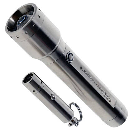 Подарунковий набір ліхтарів Led Lenser P7R Core та V8, Steel 502466, фото 1