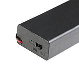 Холдер для двох акумуляторів 18650 з кнопкою, тримач для акумуляторів, фото 3