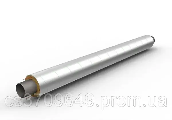 Труба попередньо ізольована ф133/225 мм в SPIRO оболонці