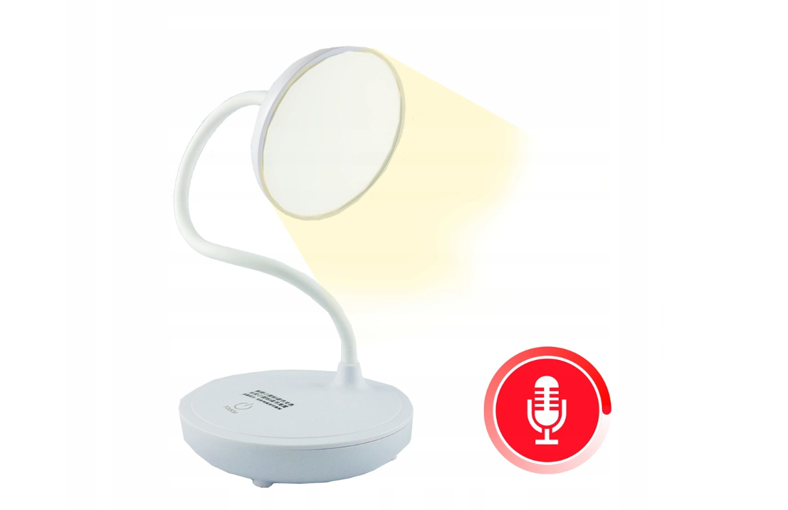 Світлодіодна настільна лампа для прослуховування GSM SOUND DETECTION MKING лампа підслуховування N9
