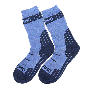 Жіночі махрові термошкарпетки 36-39 розмір, Slid Leva, Сині / Зимові жіночі шкарпетки / Теплі термошкарпетки жіночі