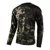 Джерси TLD FLOWLINE LS JERSEY COVERT [ARMY GREEN] LG